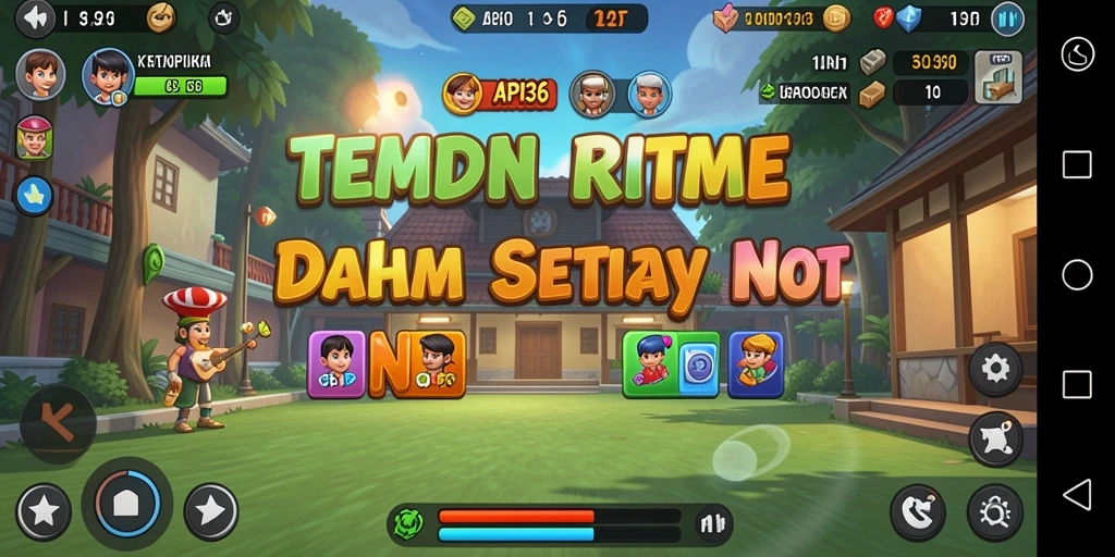Gameplay seru API36 dengan alat musik virtual dan lagu-lagu favorit.