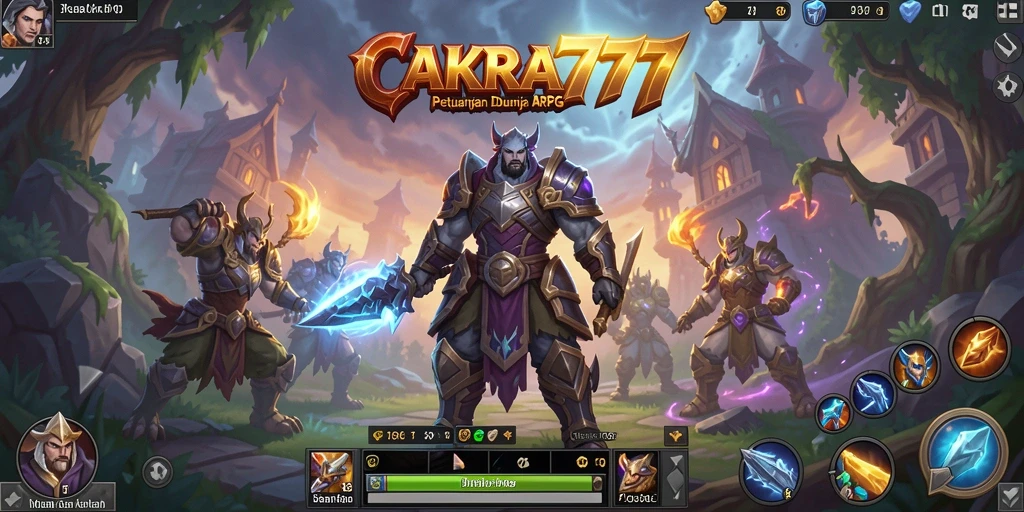 Tampilan gameplay CAKRA777 yang mendebarkan dalam misi ARPG.