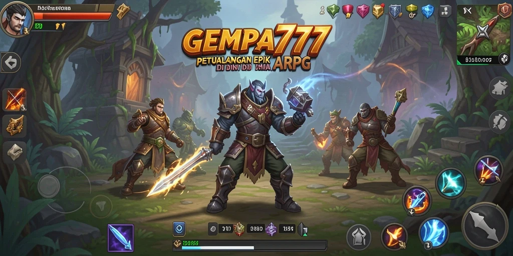 Gameplay seru dengan pertarungan ARPG yang mendebarkan.