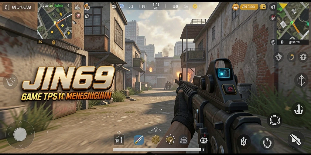 Screenshot gameplay menegangkan dari JIN69 yang menunjukkan aksi seru.