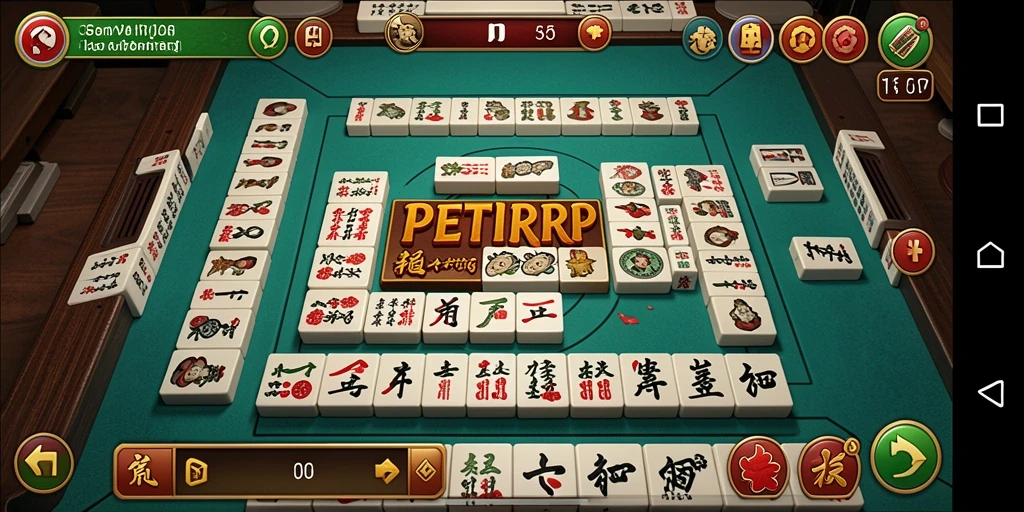Gameplay Mahjong PETIRRP yang menarik dan menantang.