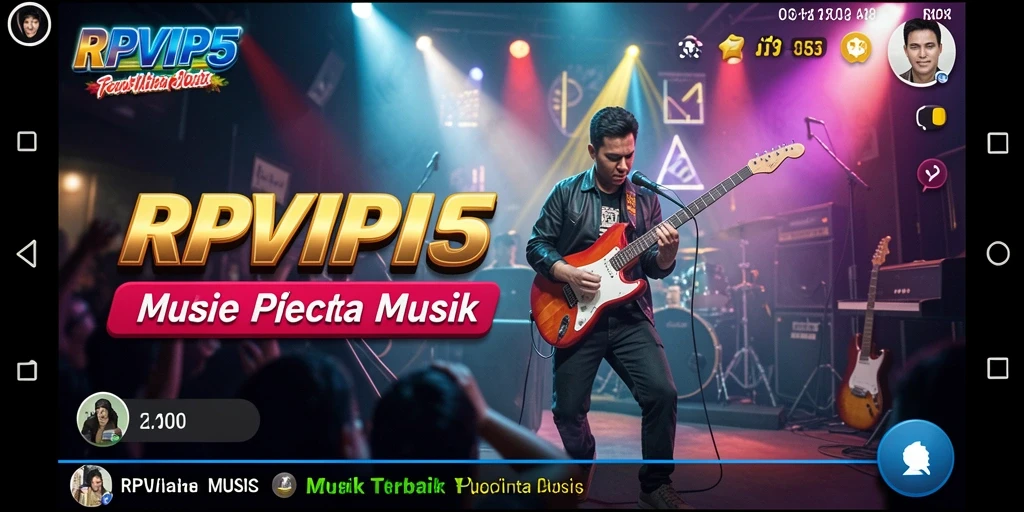 Screenshot gameplay RPVIP5 menampilkan antarmuka permainan yang menarik.