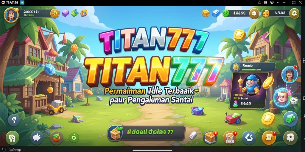 Tampilan gameplay seru dan menawan di TITAN777.