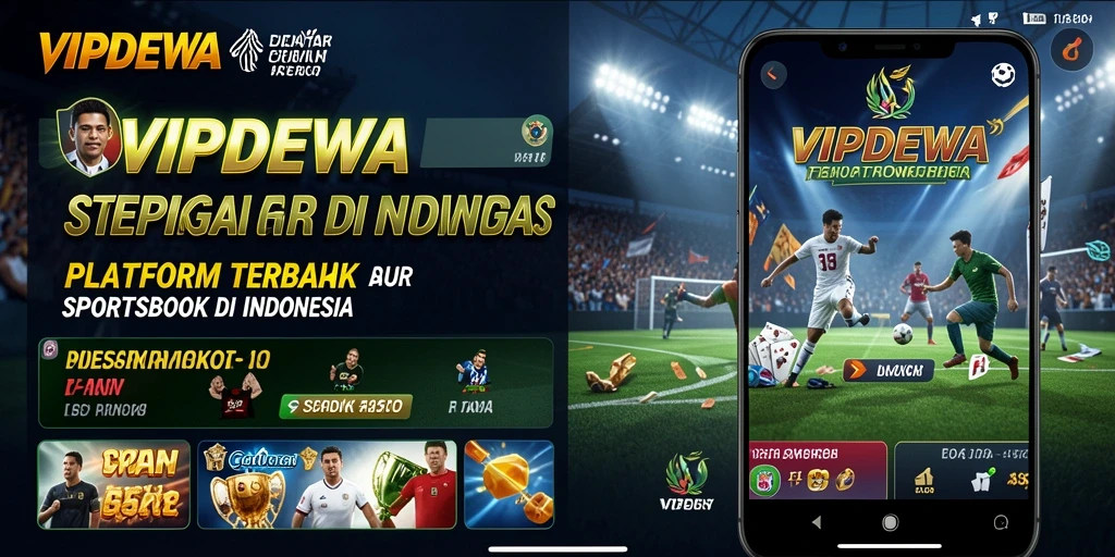 Gambaran antarmuka pengguna VIPDEWA dalam taruhan olahraga.